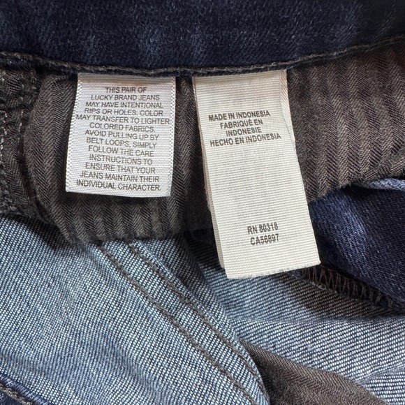 Lucky Brand 221 Straight Fit Dark Wash Men's Jeans Size 34x32 - Picture 5 of 11